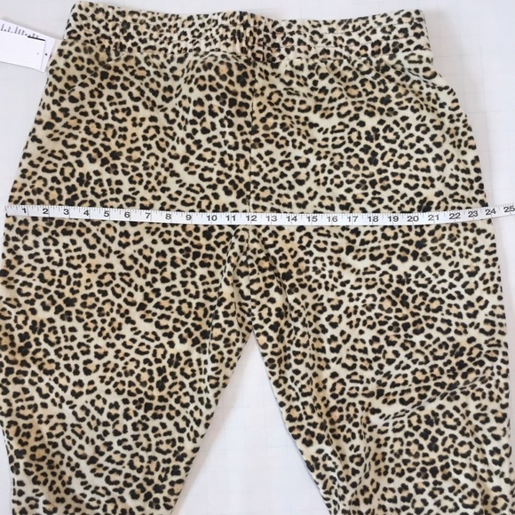 Jessica Simpson High Rise Brown Snow Washed Floral Pull on Cropped Sweatpants 1X - Picture 6 of 14